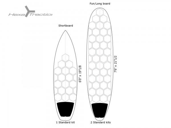 RSPro HexaTraction Board Grip Surf Black/White Camo 20 pièces